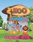 Zoo Animals Coloring Book: Fun and Educational Wild Animals Coloring Book for Girls Relaxation With Stress Relieving - 8.5x11 Inch Stress Relievi Cover Image