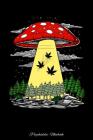 Psychedelic Notebook: Weed Alien Abduction Notebook By Fungi Love Cover Image