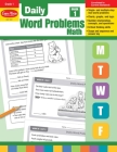 Daily Word Problems Math, Grade 1 Teacher Edition By Evan-Moor Corporation Cover Image