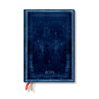 Paperblanks | 2025 Weekly Planner | Inkblot | Old Leather Collection | 12-Month | Midi | Horizontal | Elastic Band | 160 Pg | 100 GSM By Paperblanks (By (artist)) Cover Image