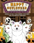 Shibas Happy Howloween Coloring Book: Silly Halloween Costumes and Hilarious Phrases By Paperland Cover Image