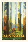 Vintage Journal Australia, Trees Travel Poster By Found Image Press (Producer) Cover Image