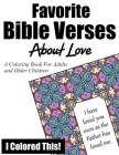 Favorite Bible Verses About Love: A Coloring Book for Adults and Older Children By I. Colored This Cover Image