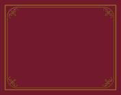 Certificate Holder - Burgundy Cover Image