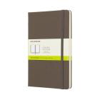 Moleskine Classic Notebook, Large, Plain, Brown Earth, Hard Cover (5 x 8.25) Cover Image