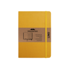 Moustachine Classic Linen Medium Sunflower Yellow Ruled Hardcover By Moustachine (Designed by) Cover Image