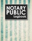 Notary Public Logbook: Notarized Paper, Notary Public Forms, Notary Log, Notary Record Template, Vintage/Aged Cover Cover Image