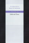 DEBT AND TAXES By JAMES M. BUCHANAN Cover Image