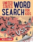 United States Word Search For Kids Cover Image