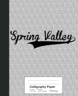 Calligraphy Paper: SPRING VALLEY Notebook By Weezag Cover Image