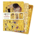 Gustav Klimt Set of 3 Standard Notebooks (Standard Notebook Collection) By Flame Tree Studio (Created by) Cover Image