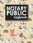 Notary Public Logbook: Notarized Paper, Notary Public Forms, Notary Log, Notary Record Template, Cute Veterinary Animals Cover Cover Image