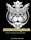 Adut Coloring Book -Manta Coloring-: amazing print coloring book easy patterns and large print hand drawn simple designs- Cover Image