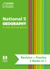 Leckie National 5 Geography for SQA 2019 and Beyond – Revision + Practice – 2 Books in 1: Revise for N5 SQA Exams By Rob Hands, Alison Hughes, Fiona Williamson, Samantha Peck, Leckie Cover Image