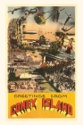 Vintage Journal Greetings from Coney Island, New York City Cover Image