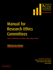 Manual for Research Ethics Committees: Centre of Medical Law and Ethics, King's College London By Sue Eckstein (Editor) Cover Image