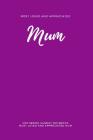 Mothering Sunday Notebook Most Loved and Appreciated Mum By Fun Key Books Cover Image