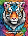 Nature's Palette: Intricate Animal Illustrations to Color Cover Image