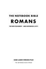 The Notebook Bible, New Testament, Romans, Grid Notebook 6 of 9: King James Version Plus By Notebook Bible Press Cover Image