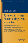 Advances in Human Factors and Systems Interaction: Proceedings of the Ahfe 2019 International Conference on Human Factors and Systems Interaction, Jul (Advances in Intelligent Systems and Computing #959) Cover Image