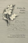 Thomas Chippendale and His Style - A Concise Look at the Most Distinguished English Craftsman By Arthur Hayden Cover Image
