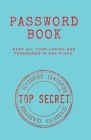 Password book: Keep all your logins and passwords in one place. (With alphabetical tabs): Password keeper, Gift for a holiday or birt By Zarwald Key Organizer Cover Image