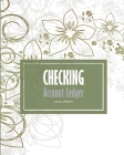 Checking account ledger - Large version: Checkbook log - Checkbook register notebook - Personal Checking Account Balance Register - 101 pages, 8