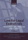 Law for Legal Executives: Professional Diploma in Law: Level 3, Year 2 By Graham Rowley Cover Image
