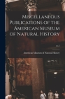 Miscellaneous Publications of the American Museum of Natural History; no.2 Cover Image