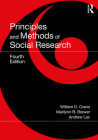 Principles and Methods of Social Research By William D. Crano, Marilynn B. Brewer, Andrew Lac Cover Image