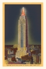 Vintage Journal Night, Empire State Building, New York City By Found Image Press (Producer) Cover Image