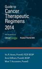 Guide to Cancer Therapeutic Regimens 2014 By Val R. Adams Cover Image