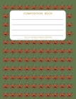 Jack O'Lantern Pumpkin Pattern - Composition Book: College Ruled - 200 pages - 100 Sheets - 7.44