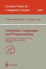Automata, Languages and Programming: 23rd International Colloquium, Icalp '96, Paderborn, Germany, July 8-12, 1996. Proceedings (Lecture Notes in Computer Science #1099) By Friedhelm Meyer Auf Der Heide (Editor), Burkhard Monien (Editor) Cover Image