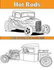 Hot Rods: Adult Coloring Book Cover Image
