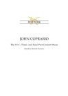 John Coprario: The Two-, Three- and Four-Part Consort Music By John Coprario (Composer), Richard Charteris (Editor) Cover Image