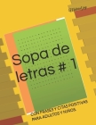 Sopa de Letras # 1: Con Frases Y Citas Positivas By Material Joy Cover Image