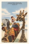 Vintage Journal Giraffe and Clown, Sarasota, Florida By Found Image Press (Producer) Cover Image
