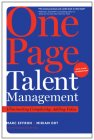 One Page Talent Management: Eliminating Complexity, Adding Value By Marc Effron, Miriam Ort Cover Image