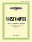 24 Preludes and Fugues Op. 87 for Piano: Sheet (Edition Peters #2) By Dmitri Shostakovich (Composer) Cover Image