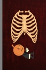 Haunted Ribcage Pumpkin: Spooky Halloween Party Scary Hallows Eve All Saint's Day Celebration Gift For Celebrant And Trick Or Treat (6