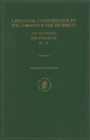 Bilingual Concordance to the Targum of the Prophets, Volume 19 Twelve (Chet - Samekh) Cover Image