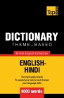 Theme-based dictionary British English-Hindi - 9000 words By Andrey Taranov Cover Image