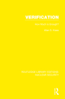 Verification: How Much Is Enough? By Allan S. Krass Cover Image