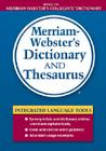 Merriam-Webster's Dictionary and Thesaurus By Merriam-Webster (Manufactured by) Cover Image