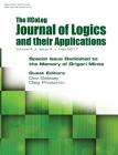 Ifcolog Journal of Logics and their Applications. Special Issue Dedicated to the Memory of Grigory Mints. Volume 4, number 4 By Dov Gabbay (Guest Editor), Oleg Prosorov (Guest Editor) Cover Image