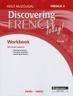 Student Edition Workbook Level 3 (Discovering French Today) By Hmd Hmd (Prepared by) Cover Image