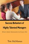 Success Behaviors of Highly Talented Managers: What Great Managers Actually Do Cover Image
