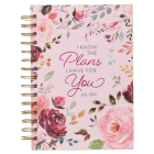 Large Wire Journal I Know the Plans I Have for You By Christian Art Gifts (Created by) Cover Image