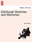 Edinburgh Sketches and Memories. Cover Image